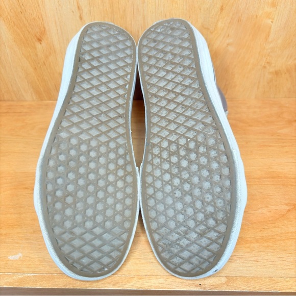 Vans Sk8-HI Old Skool Men 7 Women 8.5 Gray Tan Suede Canvas Skate Shoes Unisex - Picture 8 of 9